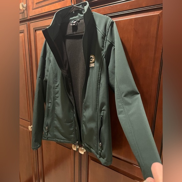 NFL Green Bay Packers Sonoma Soft Shell Rain Resistant Jacket - M - Picture 11 of 11